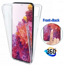 Capa 360 Gel Dupla Frente e Verso - Samsung Galaxy S20 FE - Transparente