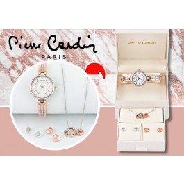 Conjunto PIERRE CARDIN Golden Pearl - Jóias Clássicas, Pendente e Relógio