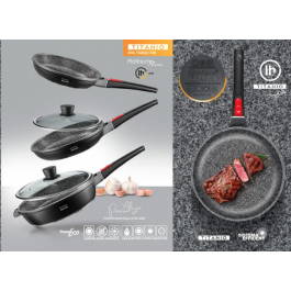 Trem de Cozinha em Alumínio Anti-Aderente de 23 Pcs