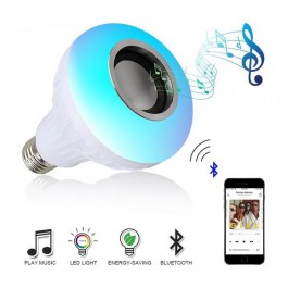 Lampada LED Musica Bluetooth e comando