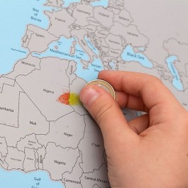 Mapa Mundo raspadinha