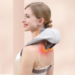 Massajador de Pescoço e Ombros Shiatsu - Recarregável USB