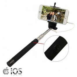 Braço Extensivel para Selfies - Ligação por cabo - Iphone