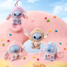 Peluche Labubu - Stitch Eat Something Before Sleep