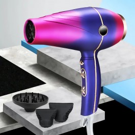 Secador de Cabelo Profissional Iónico Com Acessórios - 2000W