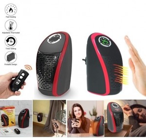 Aquecedor de ligar à tomada sem cabo - com comando - 400W