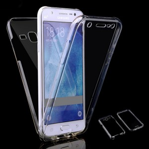 Capa 360 Gel Dupla Frente e Verso - Samsung Galaxy J3 e J3 2016 - Transparente