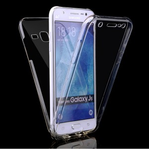 Capa 360 Gel Dupla Frente e Verso - Samsung Galaxy J5 2016 - Transparente