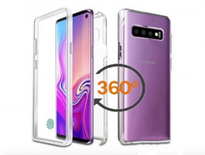 Capa 360 Gel Dupla Frente e Verso - Samsung Galaxy S10 Plus - Transparente