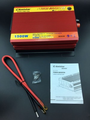 Conversor e transformador - DC 12V - AC 220v - 1500W