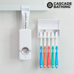 Dispensador de Pasta de Dentes com Suporte