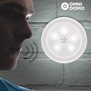 Foco LED com Sensor de Volume de Voz