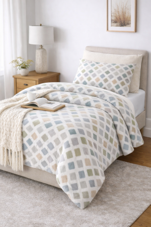 Jogos de Cama Térmico de Solteiro Estampado - 105 x 200