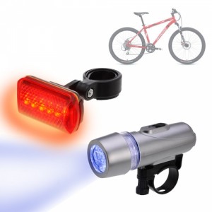 Kit de Lâmpadas LED para bicicleta - farol e stop