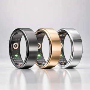 Smart Ring - Anel Inteligente com Monitorização de Saúde, Multi-desportos e Resistência IP68