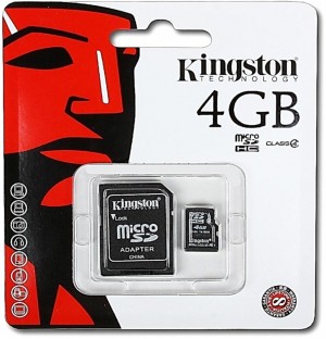 Cartão KINGSTON Micro SD 4 GB Class 10