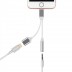 Cabo Apple iPhone 2 em 1 - Carregador + Jack audio