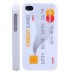 Capa de Silicone Cartão de Credito para Iphone 4/4s - LUCKCASE