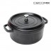 Tacho cocotte de Ferro Fundido Carvão - 20 cm