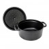 Tacho cocotte de Ferro Fundido Carvão - 20 cm