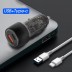 Carregador Rápido 48W para Isqueiro de Carro - USB e Type-C