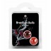 Bolas Brasileiras Lubrificantes Cereja - Pack De 2
