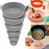 Formas de Silicone Reutilizáveis para Air Fryer - Pack de 6