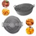 Formas de Silicone Reutilizáveis para Air Fryer - Pack de 6