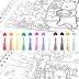 Livro de Colorir Infantil - Dessert
