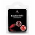 Bolas Brasileiras Lubrificantes Morango - Pack De 2