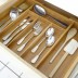 Organizador Extensível de Talheres em Bambu