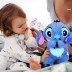 Peluche Interativo Stitch - Respira, Brilha e Toca Músicas Relaxantes