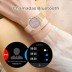 Relógio Inteligente Feminino Dourado - 3 Pulseiras - Android e iPhone