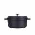 Tacho Gourmet de Ferro Fundido Preto - 10 cm