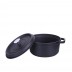 Tacho Gourmet de Ferro Fundido Preto - 10 cm
