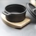 Tacho Gourmet de Ferro Fundido Preto - 10 cm