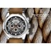 Relógio TIMECODE® SUEZ 1869 | Bracelete em Couro Castanho e com Cronógrafo