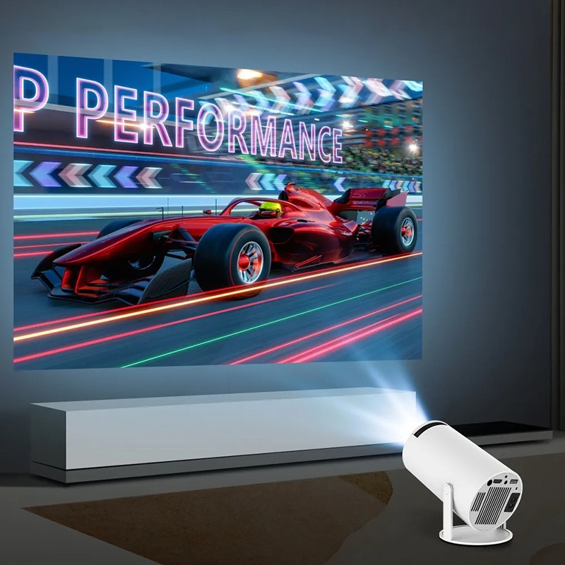 Projetor Portátil 4k com Android 11 e Comando