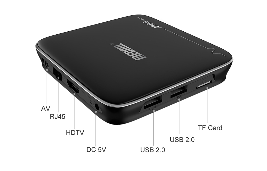 TV Box - Android 7.1.1 - M8S Pro+ - Kodi - 4K Ultra HD - 2 GB - 16 GB, Torne a sua televisão numa Smart TV sem precisar de comprar uma nova televisão.